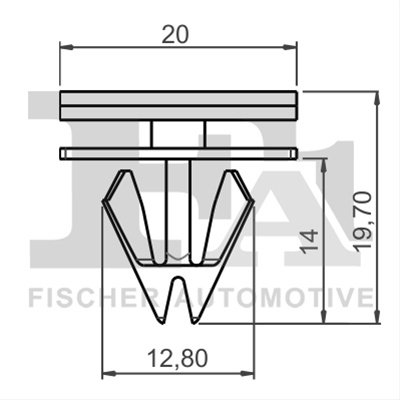 Set 10 Buc Agrafe Fa1 Fiat 12-40023.10