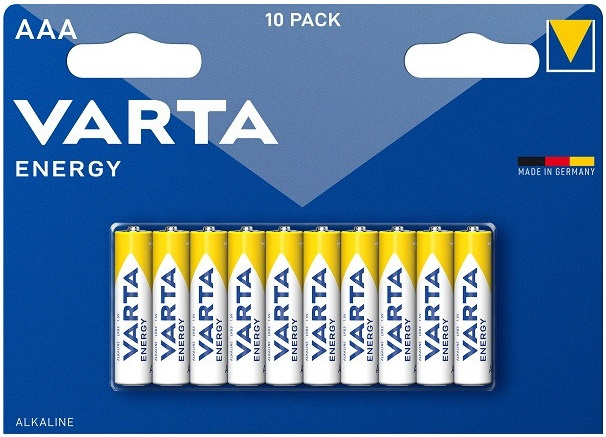 Set 10 Buc Baterii Varta Energy Alkaline AAA LR03 1.5V 4103229491