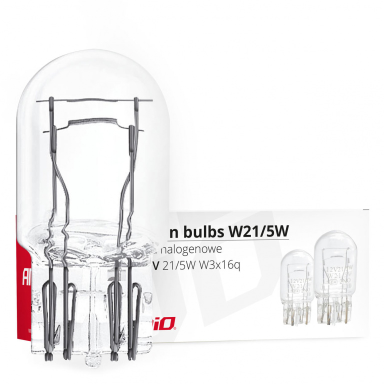 Set 10 Buc Bec Amio W21/5W 12V 21/W T20 W3x16q AVX-AM02552