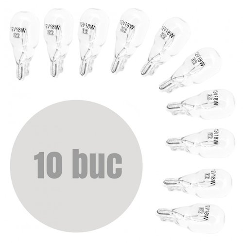 Set 10 Buc Bec Carguard W10W 12V 10W T15 BAA014