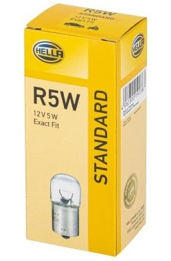 Set 10 Buc Bec Hella R5W 12V 5W 8GA 002 071-121
