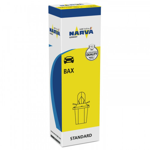 Set 10 Buc Bec Narva B8.3D 12V 2W Soclu Albastru 17058