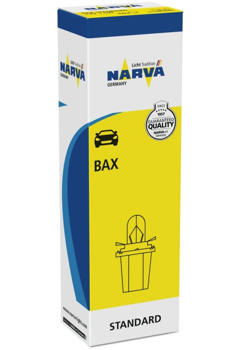 Set 10 Buc Bec Narva B8.5D 12V 1,5W Bej 17049