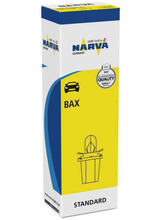 Set 10 Buc Bec Narva B8.5D 12V 2W Soclu Verde Deschis 17052