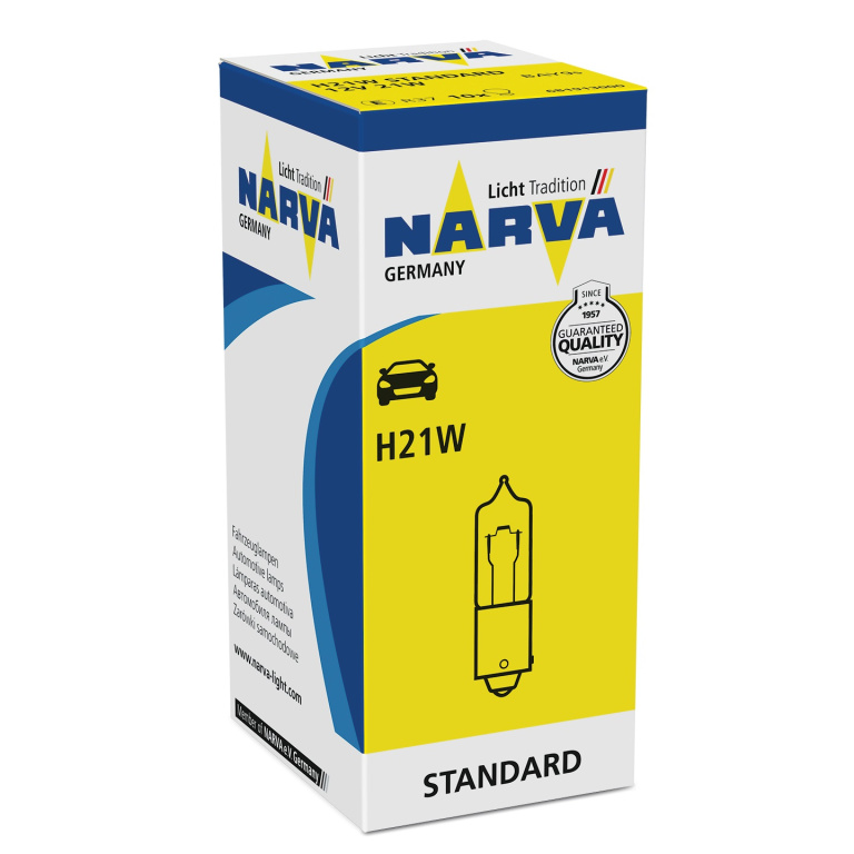 Set 10 Buc Bec Narva H21W 12V 21W 68191NVACP
