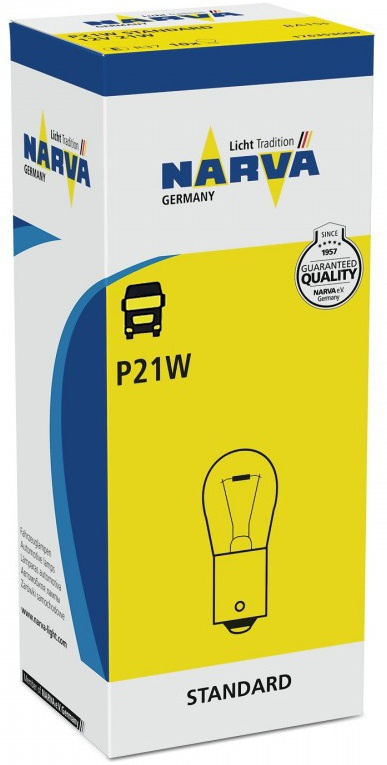 Set 10 Buc Bec Narva P21W 24V 21W 17643