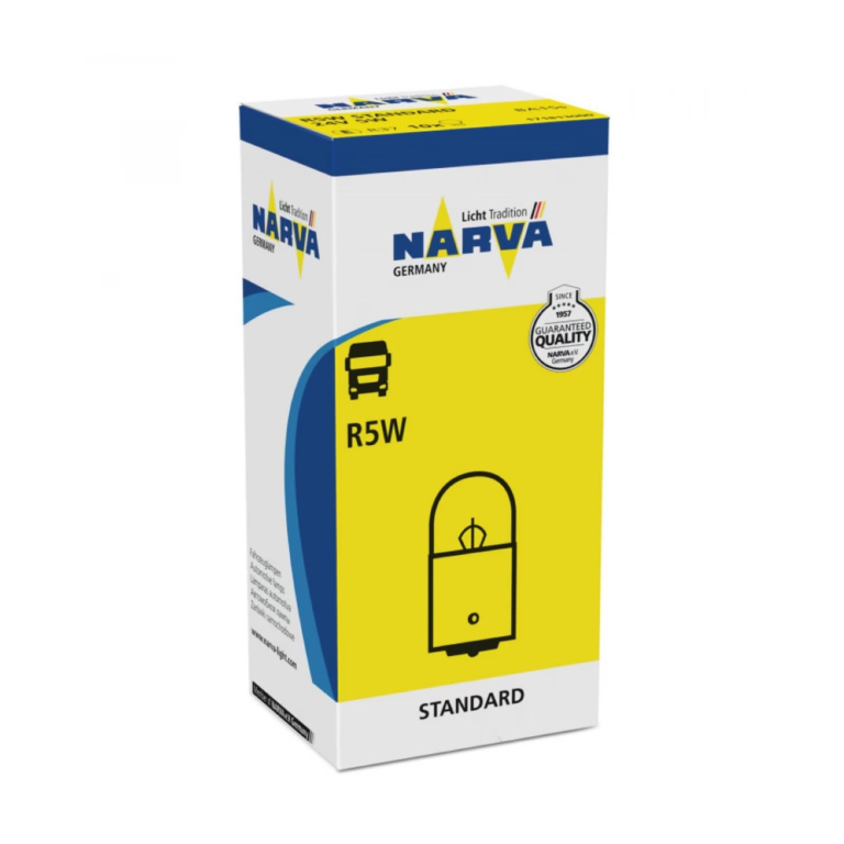 Set 10 Buc Bec Narva R5W 24V 5W 17181
