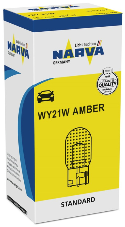 Set 10 Buc Bec Narva WY21W 12V 21W 17629