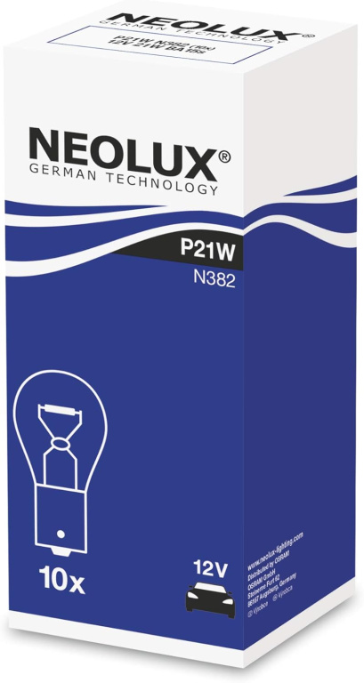 Set 10 Buc Bec Neolux P21W 12V 21W BA15S N382