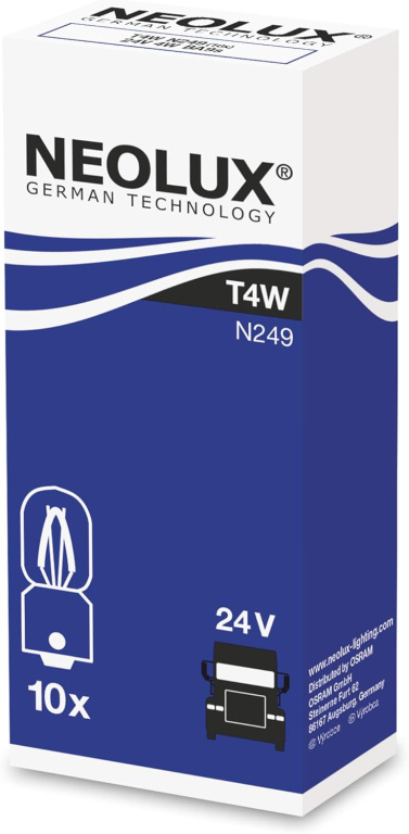Set 10 Buc Bec Neolux T4W 24V 4W N249