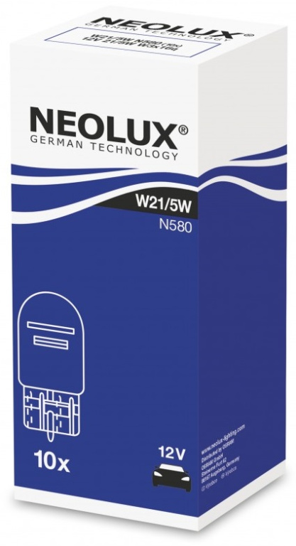 Set 10 Buc Bec Neolux W21/5W 12V 21/5W W3X16Q N580