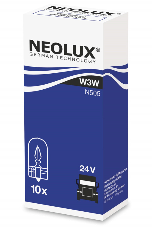 Set 10 Buc Bec Neolux W3W 24V 3W N505