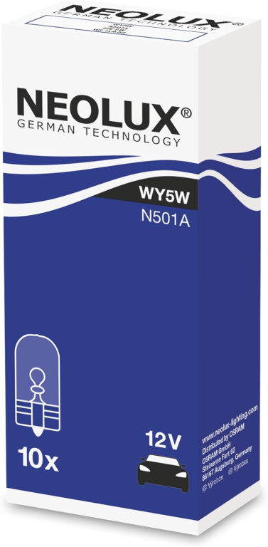 Set 10 Buc Bec Neolux WY5W 12V 5W W2.1x9.5d N501A