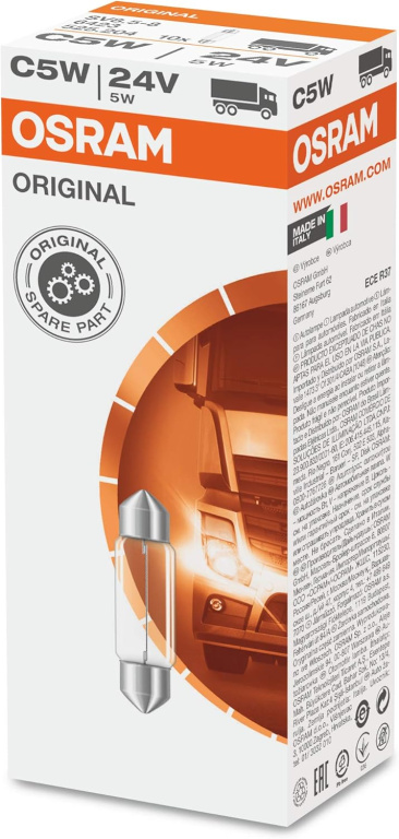 Set 10 Buc Bec Osram C5W 24V 5W Original 6423