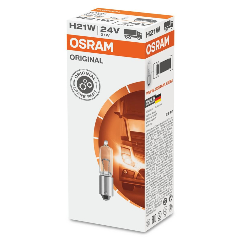 Set 10 Buc Bec Osram H21W 24V 21W Original 64138