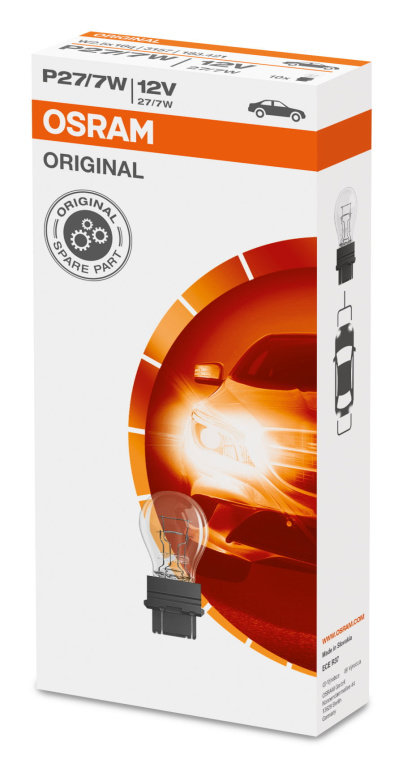 Set 10 Buc Bec Osram P27/7W 12V 27/7W W2,5x16q Original 3157