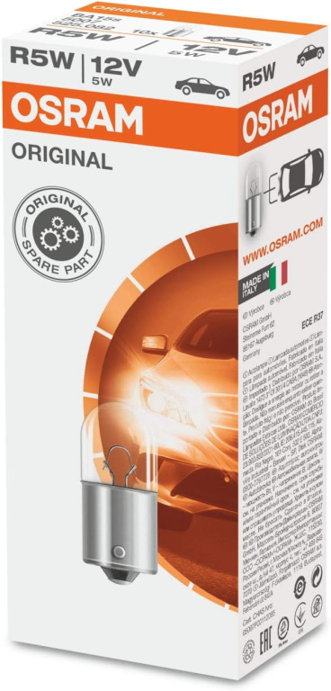 Set 10 Buc Bec Osram R5W 12V 5W BA15s Original 5007