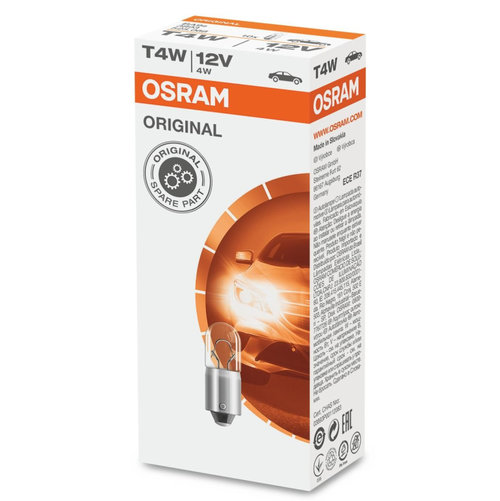 Set 10 Buc Bec Osram T4W 12V 4W Original 3893
