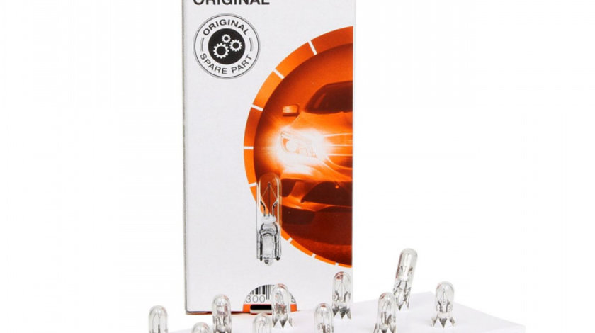 Set 10 Buc Bec Osram W1,2W 12V 1,2W W2x4.6d Original 2721