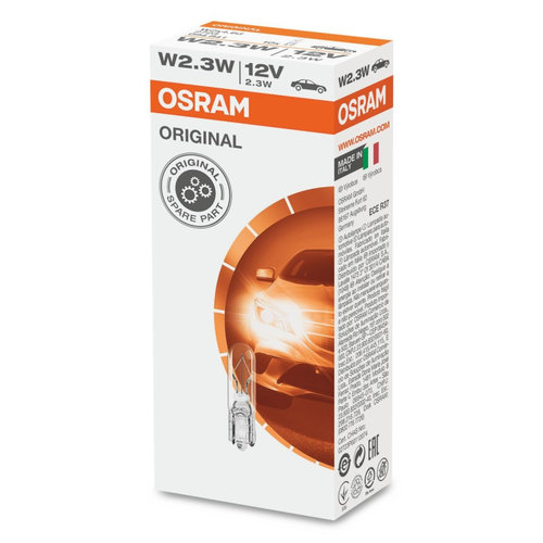 Set 10 Buc Bec Osram W2,3W 12V 2,3W Original 2723