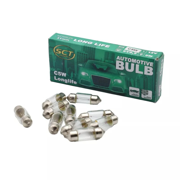 Set 10 Buc Bec Sct Germany C5W 12V 5W 11x31 SV8.5 203508