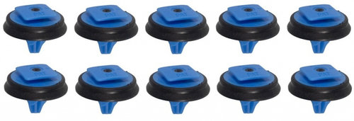 Set 10 Buc Clips Fixare Elemente Exterior Pentru Fiat, Jeep 8x16mm Albastru Romix ROM C70561
