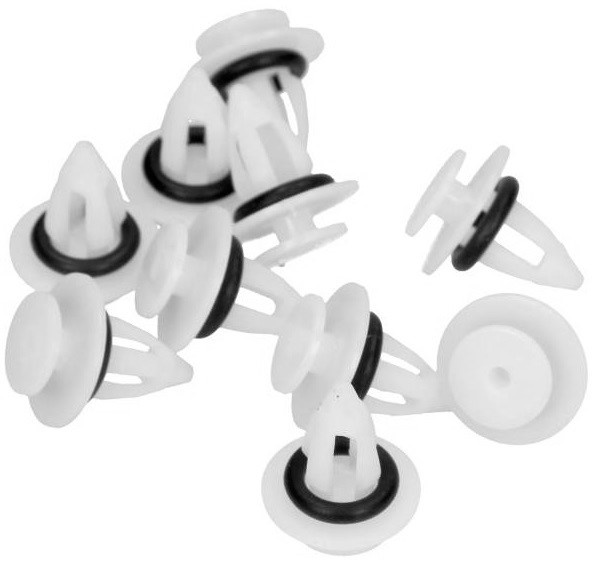 Set 10 Buc Clips Fixare Elemente Prag Pentru Bmw, Mini 9x21mm Alb Romix ROM C60698