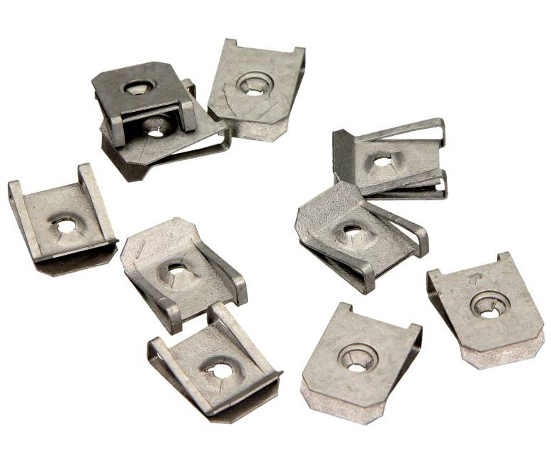 Set 10 Buc Clips Fixare Metalic 21x15.3mm Universal Romix ROM A14208