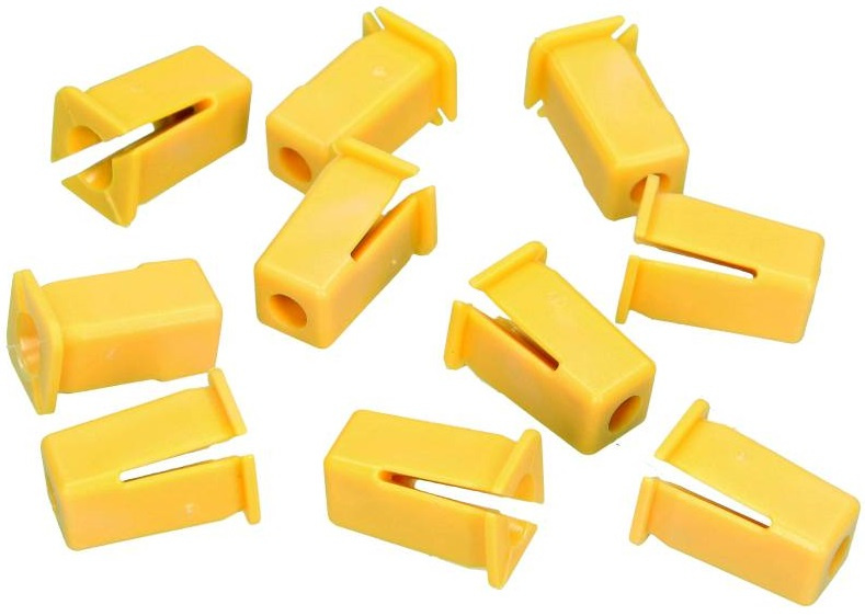 Set 10 Buc Clips Fixare Pentru Fiat Galben Romix ROM 15028