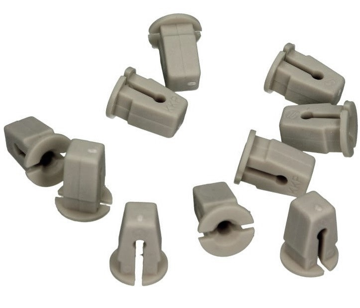 Set 10 Buc Clips Fixare Pentru Grup Vag Alb Romix ROM 15504