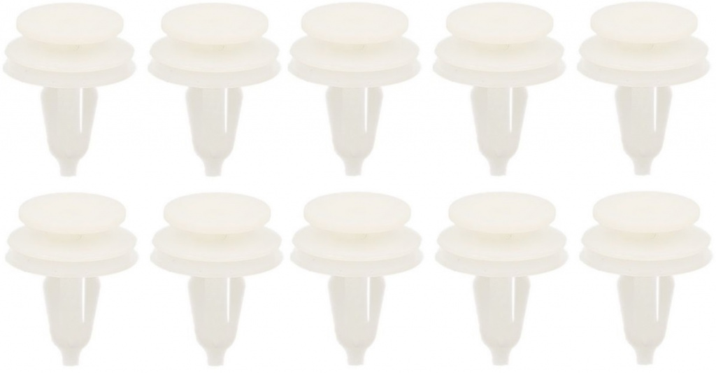 Set 10 Buc Clips Tapiterie Pentru Chrysler Alb Romix ROM B18915