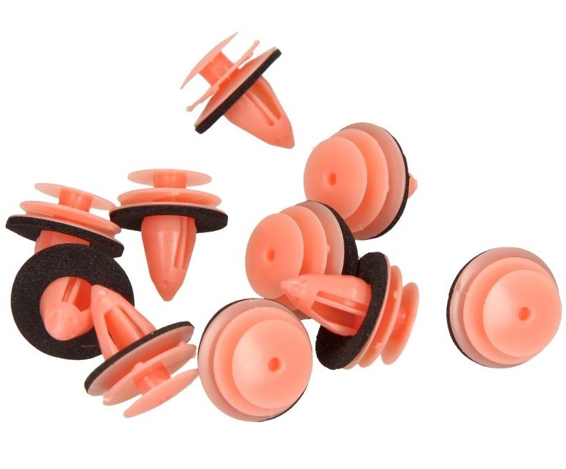 Set 10 Buc Clips Tapiterie Pentru Nissan 8x19.9mm Roz Romix ROM C60599