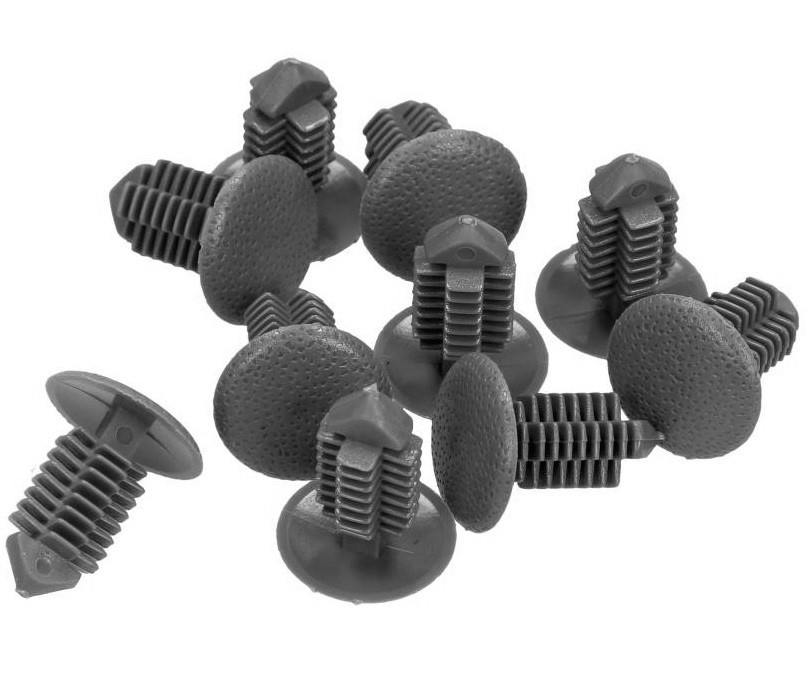 Set 10 Buc Clips Tapiterie Pentru Opel / Citroen / Peugeot Gri Romix ROM 10513