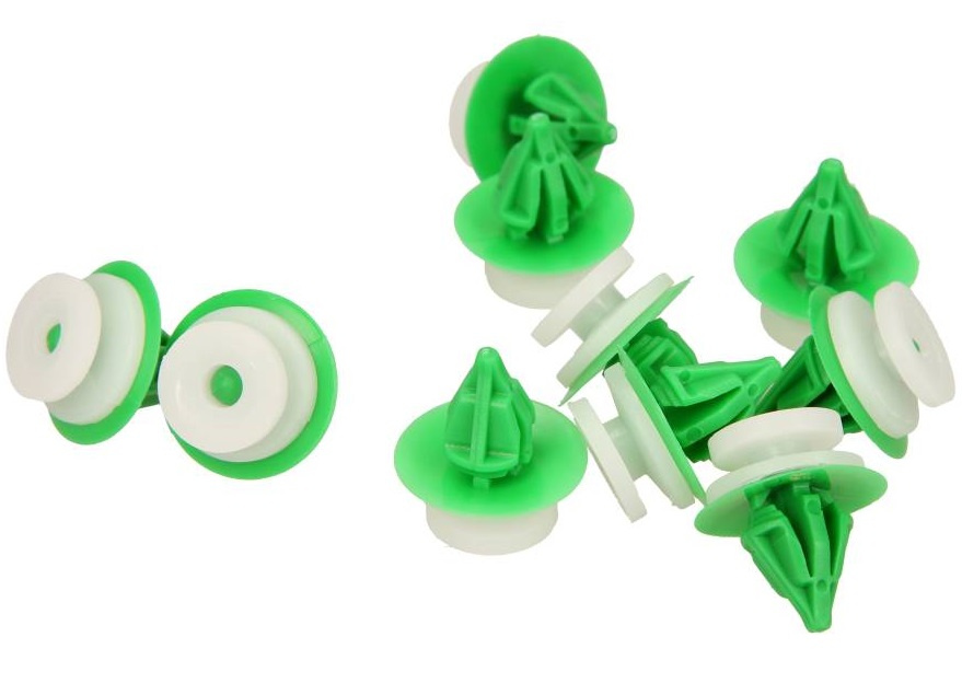 Set 10 Buc Clips Tapiterie Pentru Renault 8x19mm Verde Romix ROM C30142