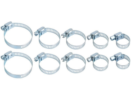 Set 10 Buc Coliere Metalice Cu Surub Carmotion 86083