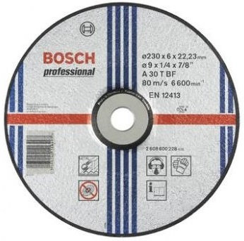 Set 10 Buc Disc Abraziv Bosch 230mm 2 608 600 228
