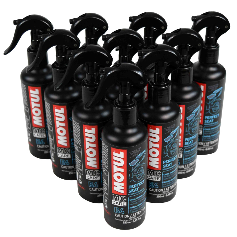 Set 10 Buc Motul Perfect Seat Solutie Curatat Sa Moto E4 250ML 102999