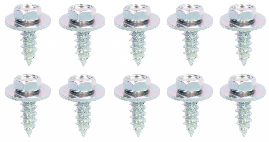 Set 10 Buc Surub Cu Saiba Universal 6.3x16.8mm Romix ROM 45168