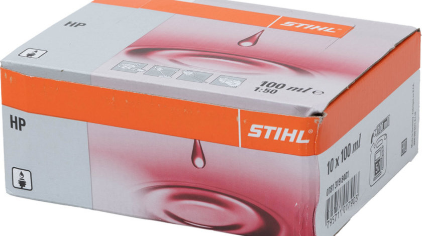 Set 10 Buc Ulei Motor Amestec Stihl HP 2T 1:50 Rosu 100ML 01790