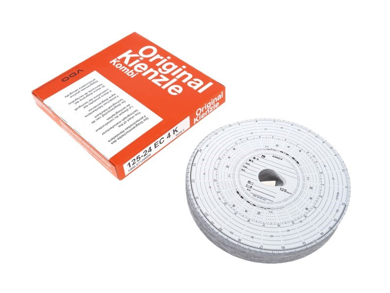 Set 100 Buc Diagrame Tahograf Până La 125 Km/h Kienzle 00119