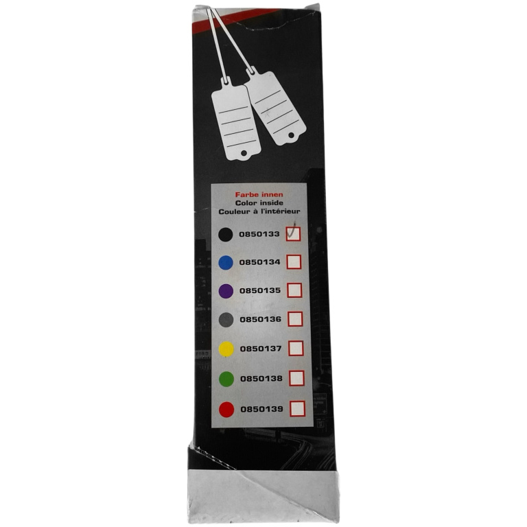 Set 100 Buc Etichete Breloc Cheie Negru Serwo 850133