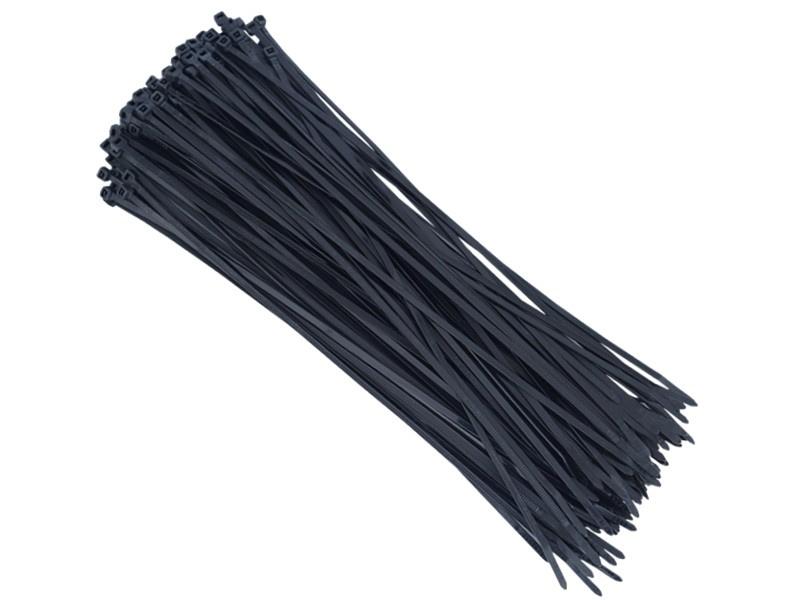 Set 100 Buc Fasete Coliere Plastic 300 x3 ,6mm Negru Carmotion 86099