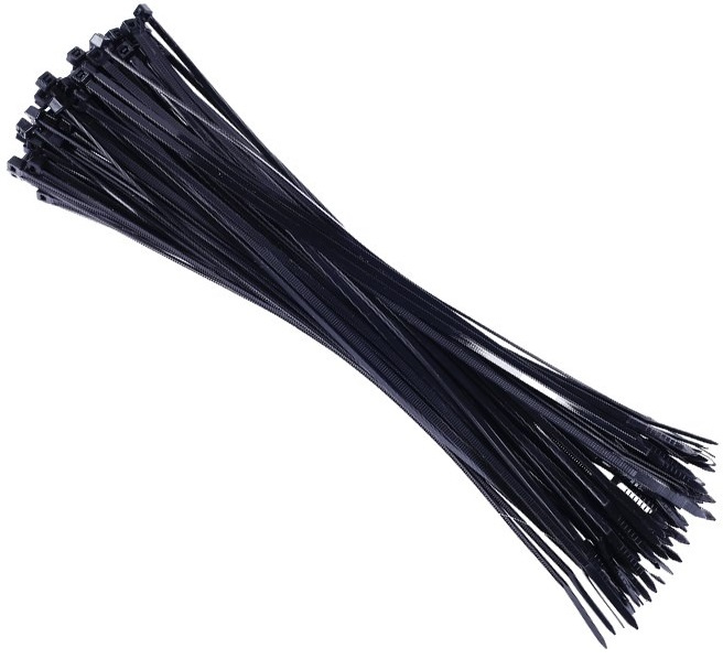 Set 100 Buc Fasete Coliere Plastic 300 x3 ,6mm Negru Carmotion 86099