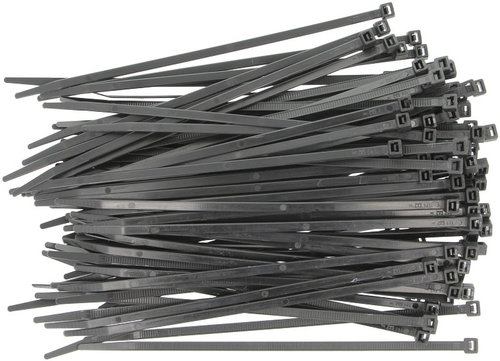 Set 100 Buc Fasete Coliere Plastic Cabluri Universal 200 x 4.7mm Negru Romix ROM 50028