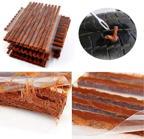 Set 100 Buc Snur Pentru Reparat Anvelope 100MM, Maro RAZ268