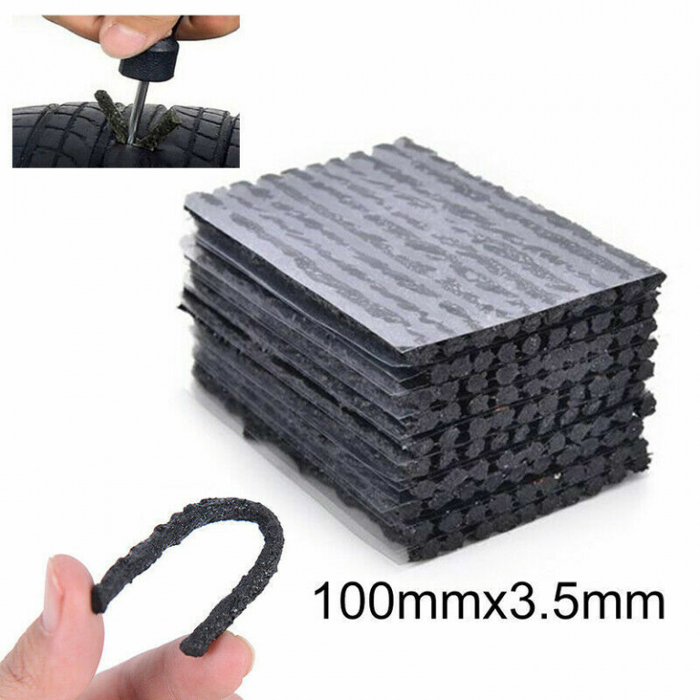 Set 100 Buc Snur Pentru Reparat Anvelope 100MM, Negru RAZ007