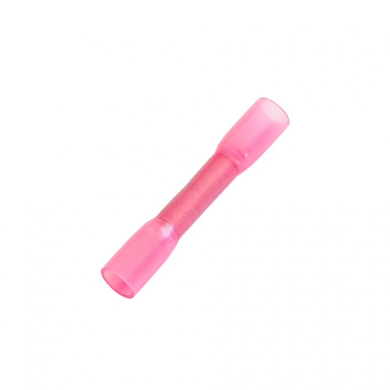 Set 100 Mansoane Termocontractabile De Lipit Rosii 4mm Tecnopart 80261/1-TEC
