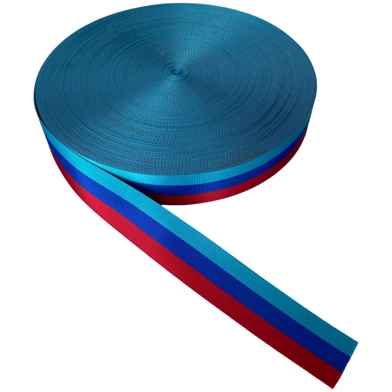 Set 100 Metri Rola Pentru Centura Auto Material Albastru + Albastru Deschis + Rosu Tip M 70848