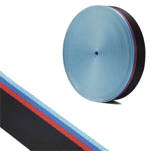 Set 100 Metri Rola Pentru Centura Auto Material Negru + Albastru + Rosu Tip M 70846