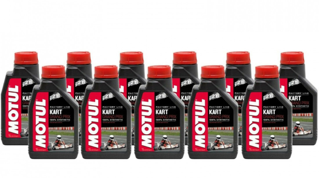 Set 11 Buc Ulei Motor Kart Motul Kart Grand Prix 2T 1L 105884